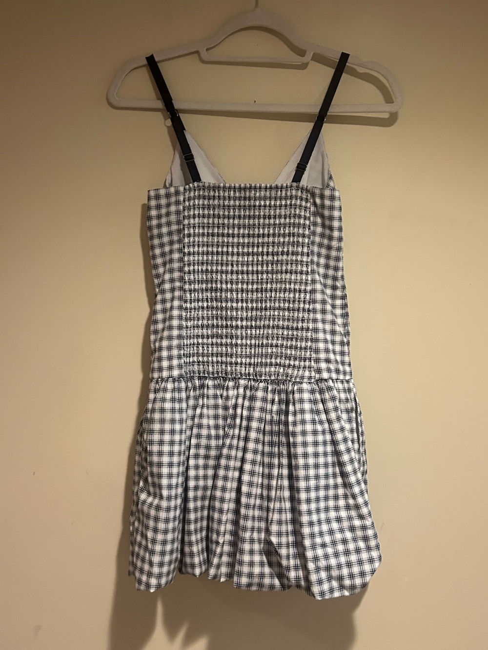 Hollister Black and White Gingham Mini Dress - Picture 15 of 16